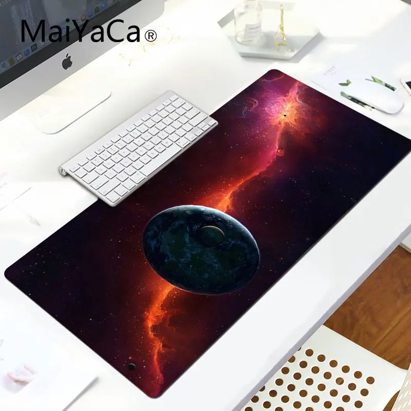 

MaiYa Space Sepia Planets Unique Desktop Pad Game Mousepad Comfort Mouse Mat Gaming Lockedge Mousepad Gaming Mouse Pad