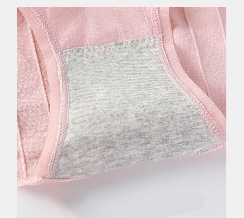 

Comfortable Warm palace 3D Women Underwear Seamless High Waist Cotton Pure Colored Briefs Body Underwear