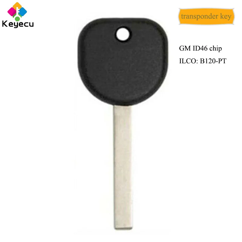 KEYECU Uncut новый автомобильный ключ зажигания транспондера с чипом ID46-FOB для Chevrolet