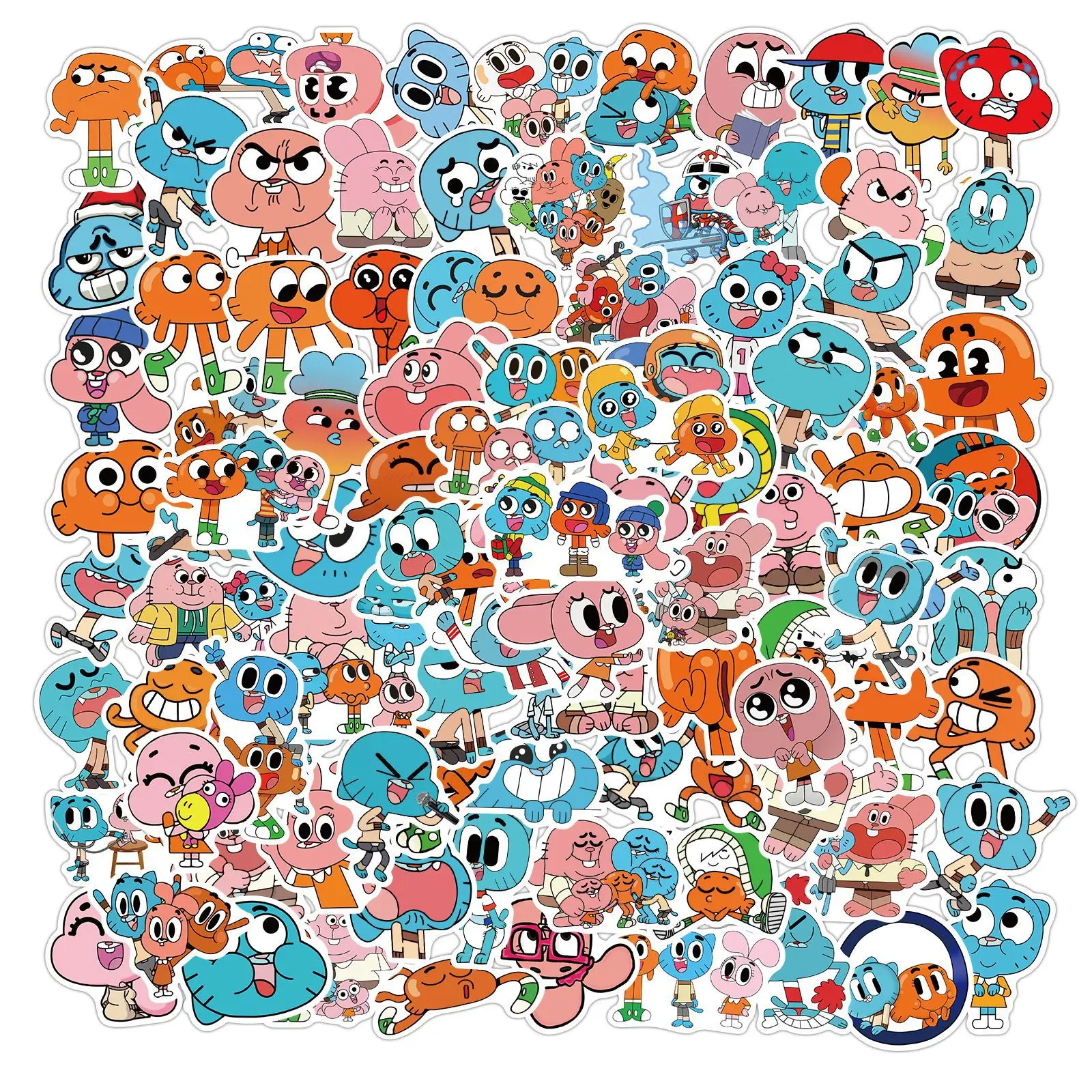 

Cute Animal Rabbit Cat Graffiti Aesthetic Sticker Suitcase Skateboard Notebook School Office Stationery Decoration 100PCS