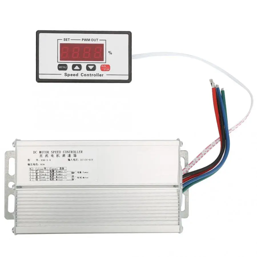 Регулятор скорости двигателя регулируемый светодиодный дисплей|Контроллер