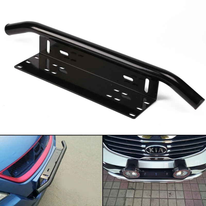 

Aluminum alloy car bumper license plate bracket fog light installation bracket off-road vehicle universal