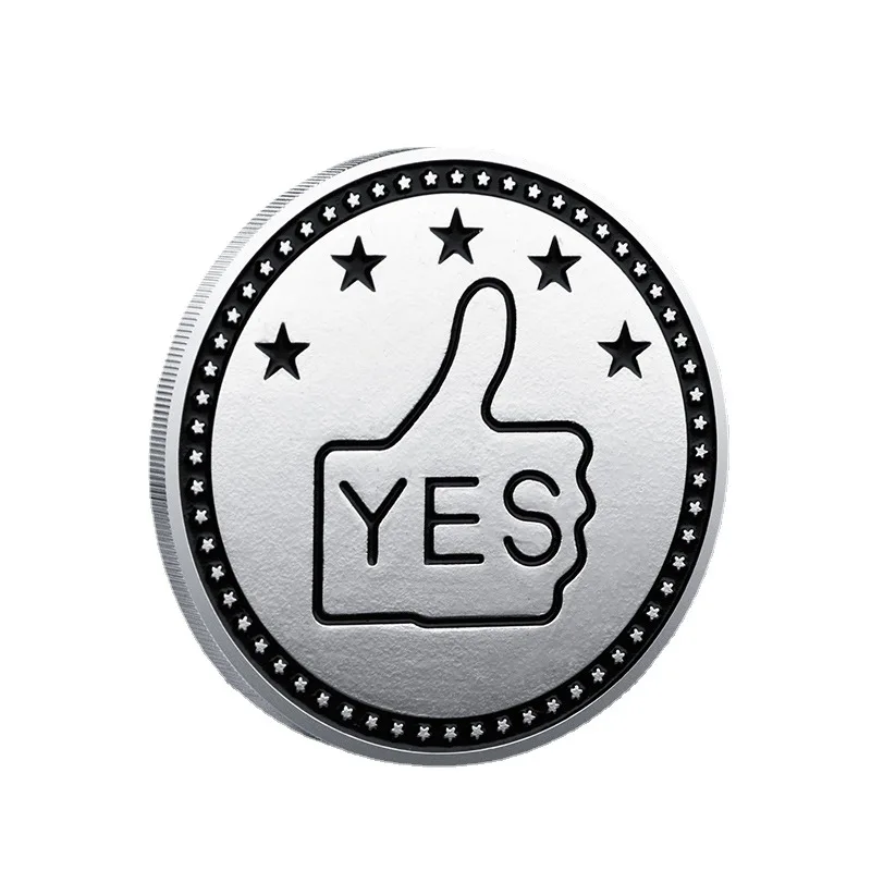 

NEW Decision Coin Russia Lucky Coins Challenge Badge YES or NO Metal Commemorative Collection Craft