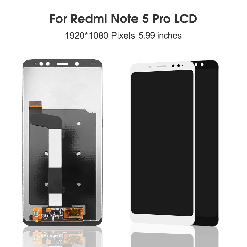 Для Xiaomi Redmi Note 5 Pro ЖК дисплей сенсорный экран дигитайзер сборка Замена для Note5 99