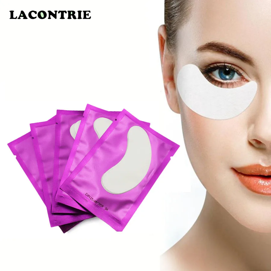 50/100 шт. подушечки для глаз набор патчей оптовая продажа ресниц наращивания