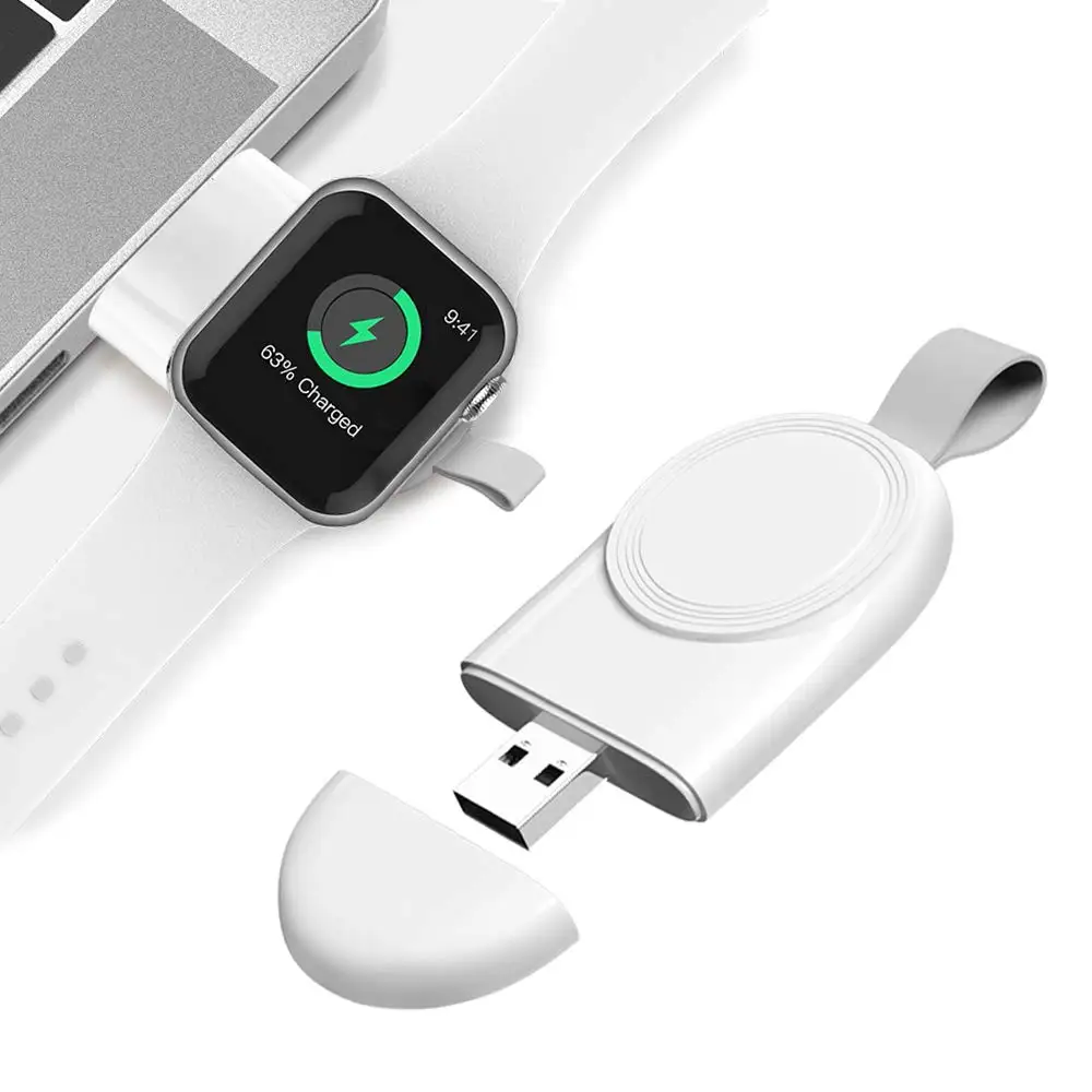 

Portable Wireless Charger For apple watch series 6 5 4 3 2 44mm/40mm Charging Dock Station stand USB Charger IWatch 5 4 44 mm 42