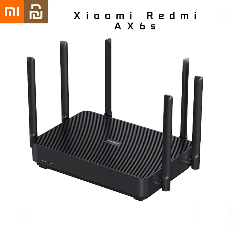

Xiaomi Redmi Router AX6S 3200Mbps WiFi-6 Mesh Network 8 Stream Dual-Core 1.35GHz 256MB OFDMA + MU-MIMO Easy Connect Router Mi