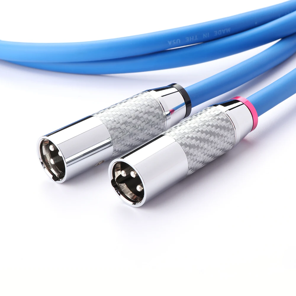 Сбалансированный кабель Cardas Clear светильник XLR из углеродного волокна 3Pin Plug