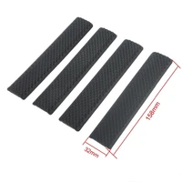 4pcspack handguard rail covers soft rubber hand guard protector cover tactical guad rail panels hunting accessories