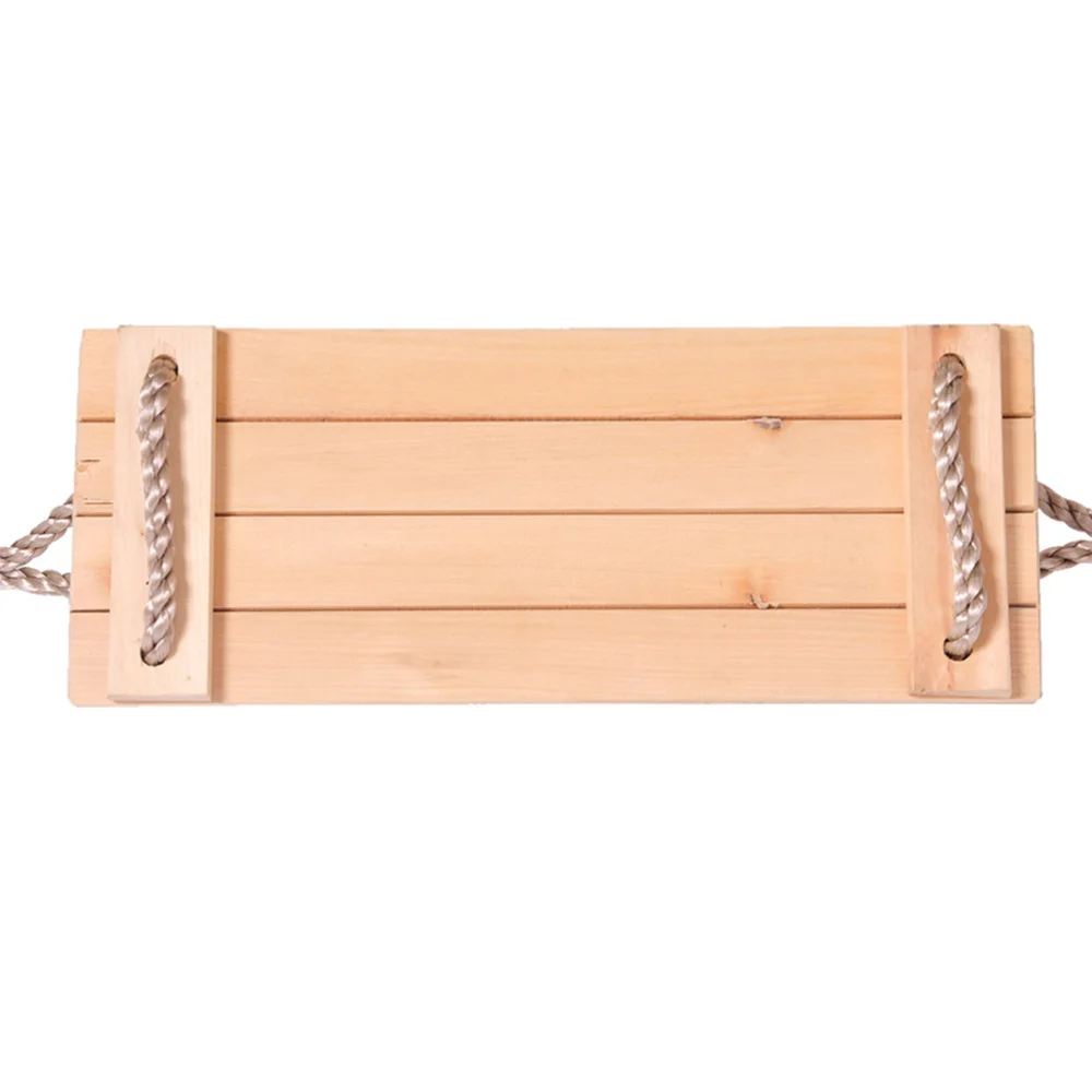 

Wooden Swing Hanging Swing Nylon Rope Swing Set for Kids Adults Indoor Outdoor