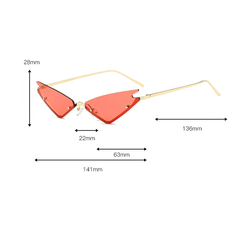 RBRARE оправы Солнцезащитные очки кошачий глаз Для женщин 2021 высокое качество малый