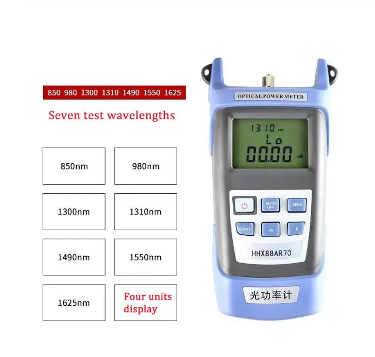 FTTH Набор инструментов для оптического волокна с оптоволокно Мощность метр и 10