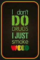 i smoke weed marijuana theme metal tin sign 8x12 inch home kitchen garage decor retro tin sign