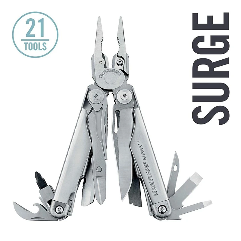 Высокопрочный Мультитул LEATHERMAN - Surge со сменными кусачками и пружинными ножницами