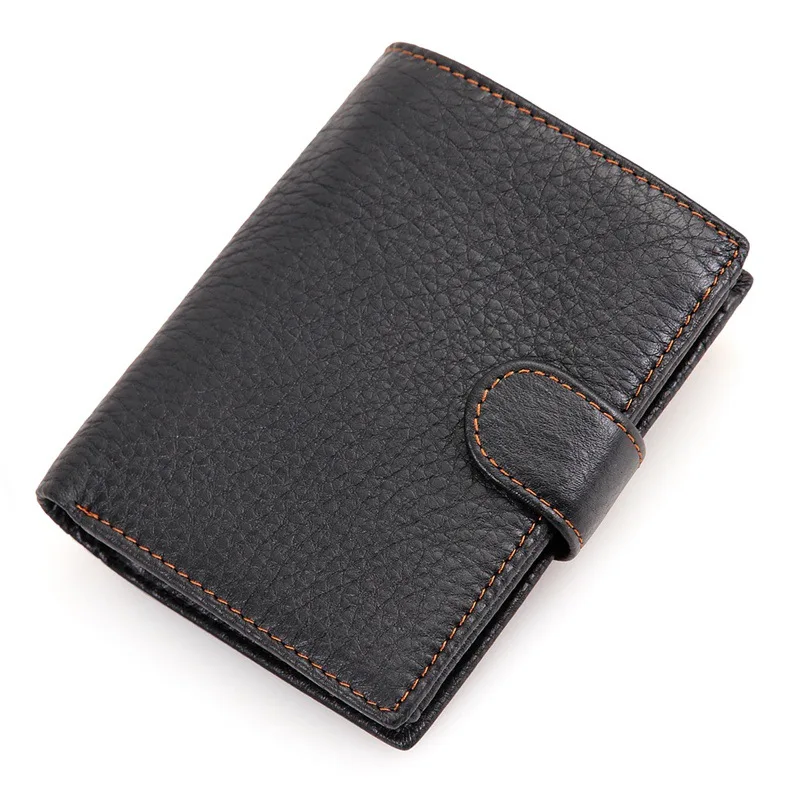 

J.M.D Miltifunction RFID Blocking Wallet Genuine Leather Card Case Bifold Wallets