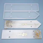1 шт. DIY смолы кристалл эпоксидная дверь номерной знак формы знаки-индикаторы приветствует Висячие бирки дверная пластина литья силиконовая форма