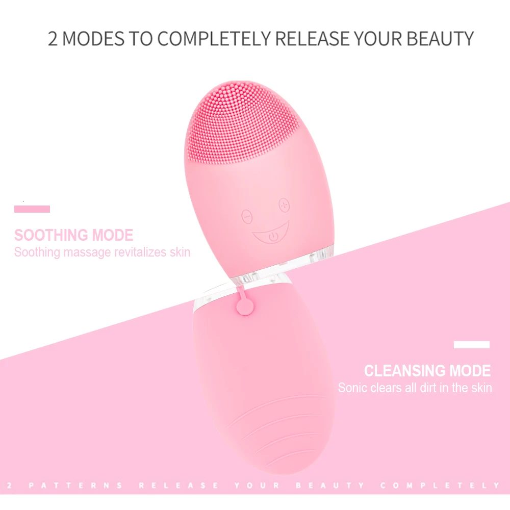 Щетка для чистки лица электрическая щетка очищения Мини Водонепроницаемая