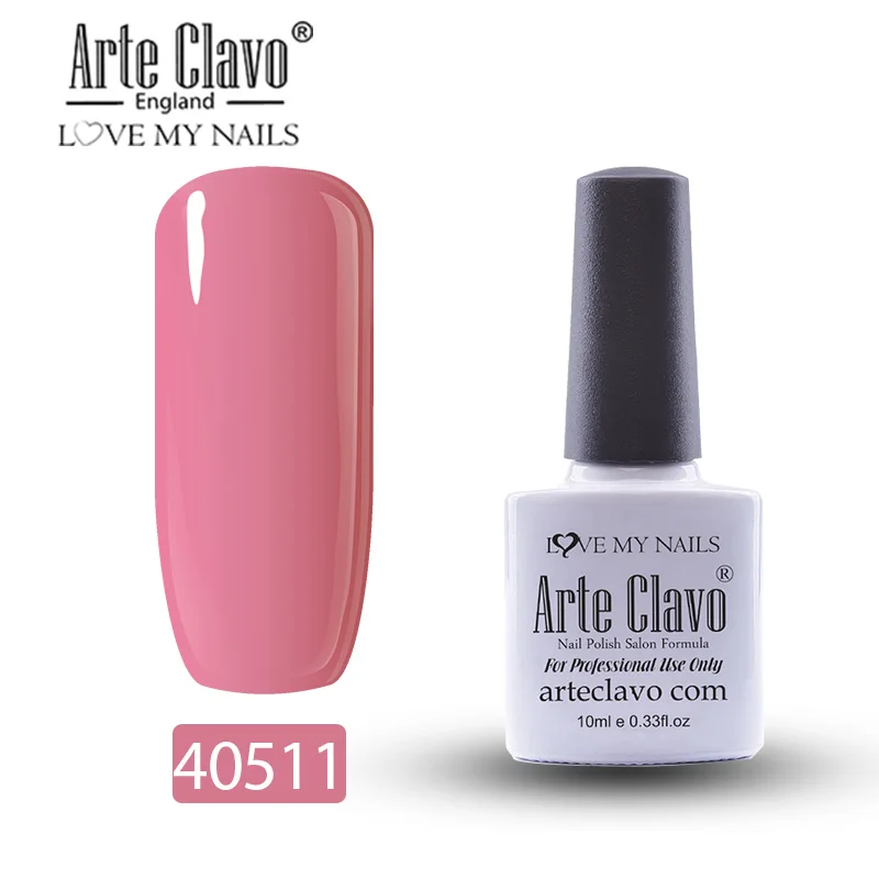 Гель-лак для ногтей Arte Clavo 10 мл Цветной праймер маникюра верхнее покрытие
