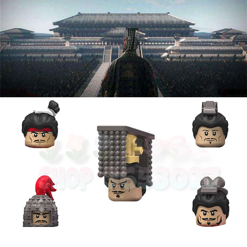 Одиночная распродажа фигурки головки кирпичи KT1088 Династия Цинь древние солдаты