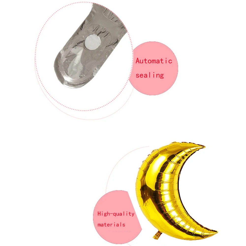 

Ramadan Foil Decor Balloons Ramadan Kareem Decoration Stickers Banner Star Moon Helium Globos Party Supplies