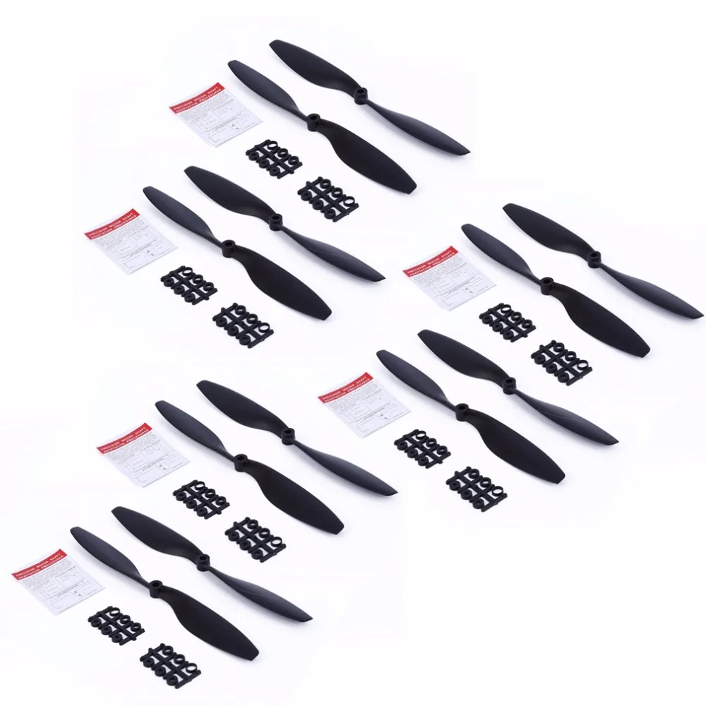 12 шт. 10x4,5 1045 1045R сменный пропеллер реквизит для DJI F450 F550 мульти-радиуправляемый вертолет камера Дрон запасные части CW CCW комплекты крыла