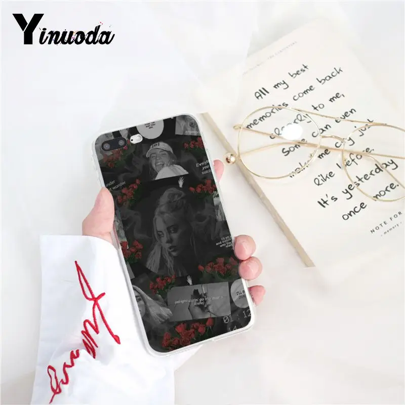 A16 Yinuoda Billie Eilish Красочный милый чехол для телефона iPhone 8 7 6 6S 5 5S SE XR X XS 11 Pro MAX - Цвет: A16