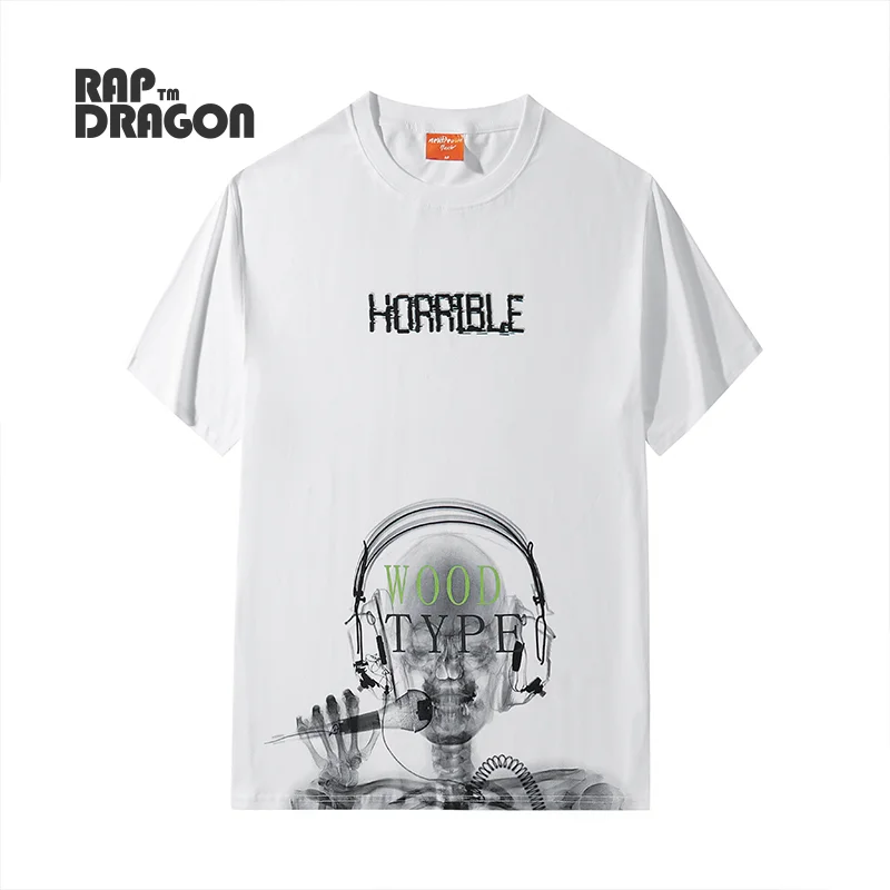 

Men Streetwear Hip Hop T-shirt Harajuku Graphic Letter Print Tshirt Cotton Couple Tops 2021 Summer Short Sleeve Black/White Tee