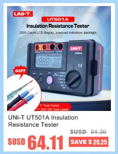 UNI-T мини цифровой мультиметр UT123 Автоматический диапазон AC DC напряжение Омметр температура тест er NCV/непрерывность тест EBTN цветной экран