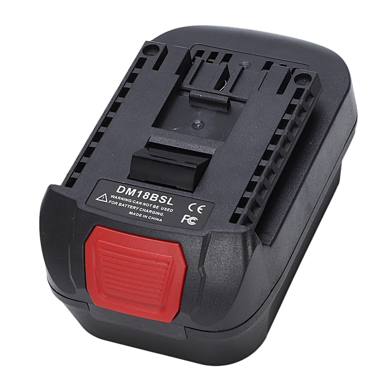Конвертер батарей DM18BSL адаптер для литий-ионной батареи Milwaukee 18V M18 De walt 20V DCB200