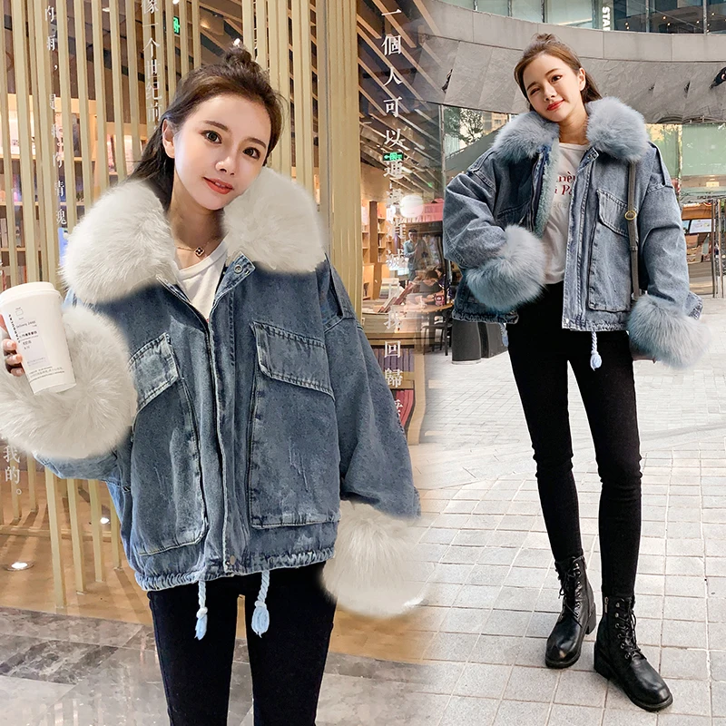 2020 Новинка зимы съемная из толстого плюша и внутренняя парки высокого качества