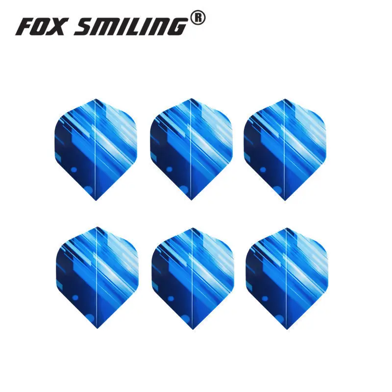 Fox Smiling 6 шт. 2BA 35 мм нейлон Дротика валы с 6 шт. Дротика s полеты красочные аксессуары для игры в Дартс