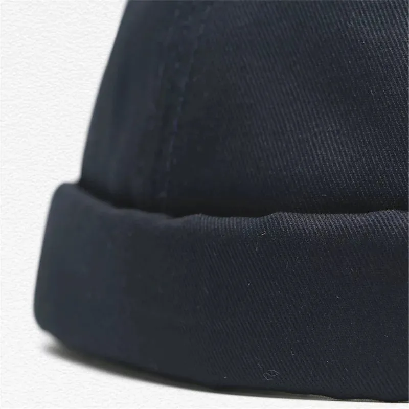 GOUTER Beanies повседневная короткая шляпа в стиле хип хоп унисекс Регулируемая