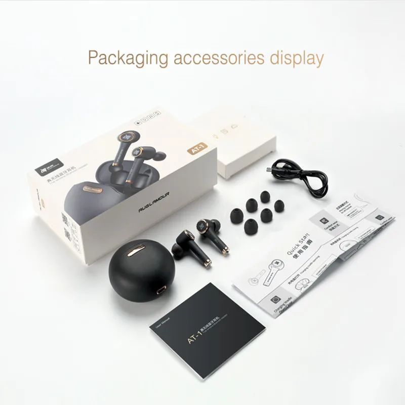 Auglamour AT 1 наушники беспроводные bluetooth fone de ouvido Smart Touch шумоподавление гарнитура с