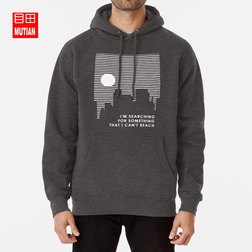 darkgrey-hoodie Halsey-Ghost толстовки с капюшоном halsey music ghost Инди tumblr - Цвет: darkgrey-hoodie
