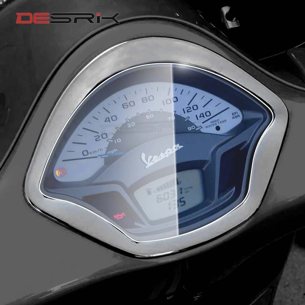 Для Vespa GTS 2017 2018 2019 защитная пленка против царапин Спидометр приборная панель щит
