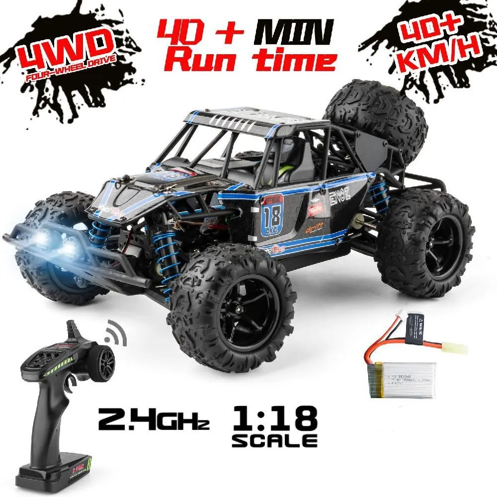 1:18 Радиоуправляемый автомобиль 2 4G высокоскоростной 40 + км/ч Быстрый 4WD пульт