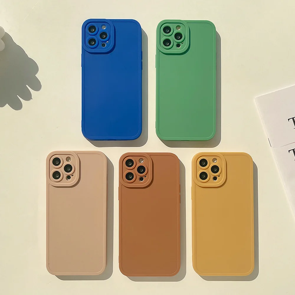 

12 Colors Matte Plain Cases For iPhone 13 13mini 13Pro 13ProMax 12 12mini 12Pro 12ProMax 11 11Pro 11ProMax 7 8 8Plus X XSMAX XR
