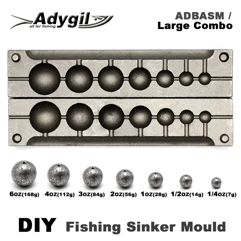 Рыболовный шарик adyil DIY грузило форма ADBASM/большой комбинированный шар 7 г 14 28 56 84 112