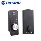 Блокировка TT, приложение, умный дверной замок с отпечатком пальца, электронный Засов безопасности, Bluetooth, RFID, клавиатура, цифровой дверной замок