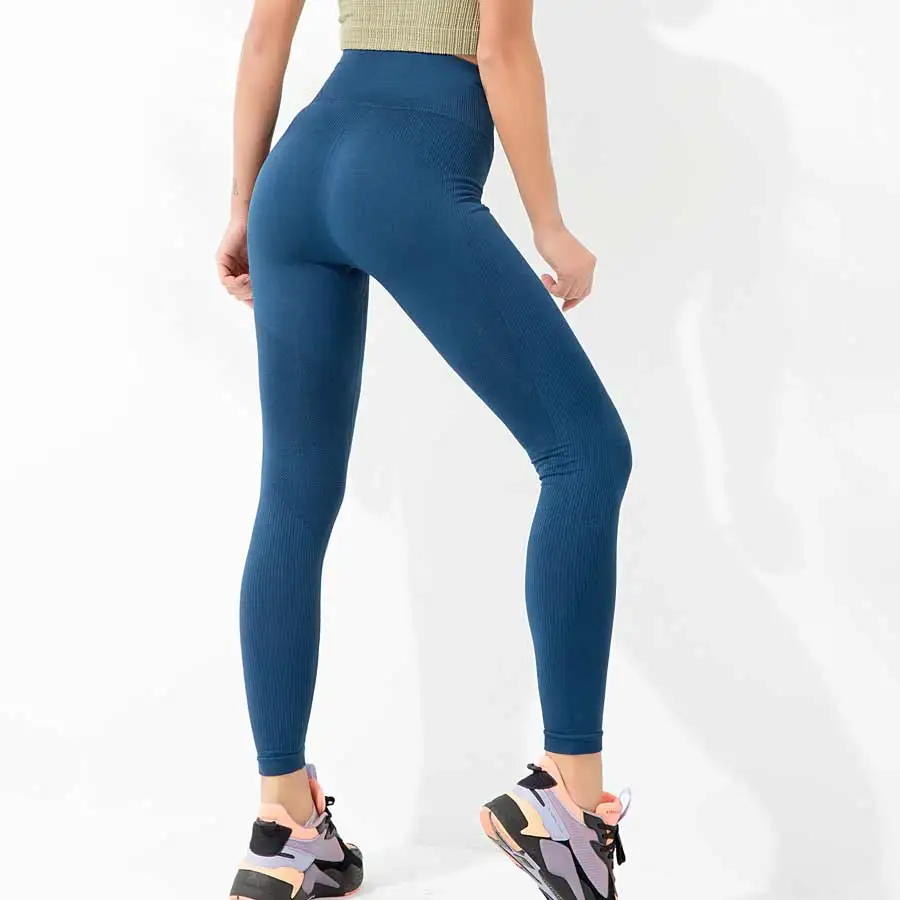 Женские Бесшовные Леггинсы бинэнд для йоги спортивные пуш ап с высокой талией