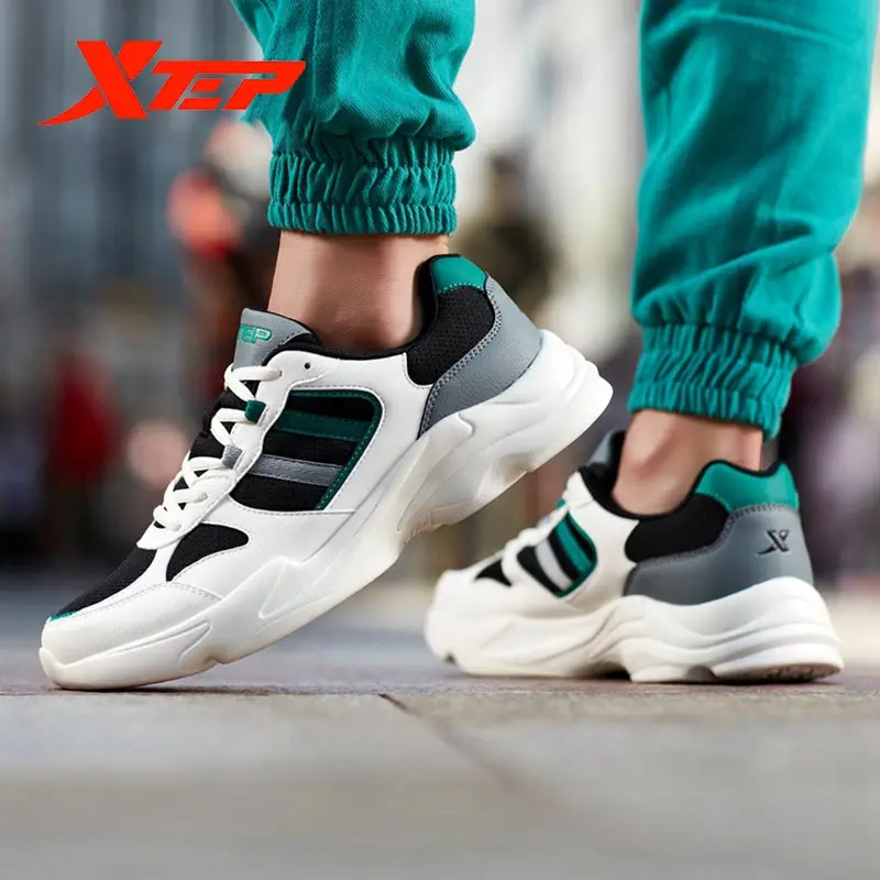 Мужская Спортивная обувь Xtep бесплатная доставка Новинка лета легкие дышащие