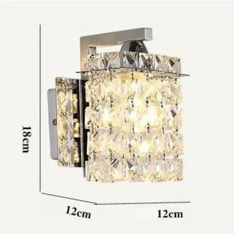 Прикроватная Хрустальная настенная лампа креативный простой современный