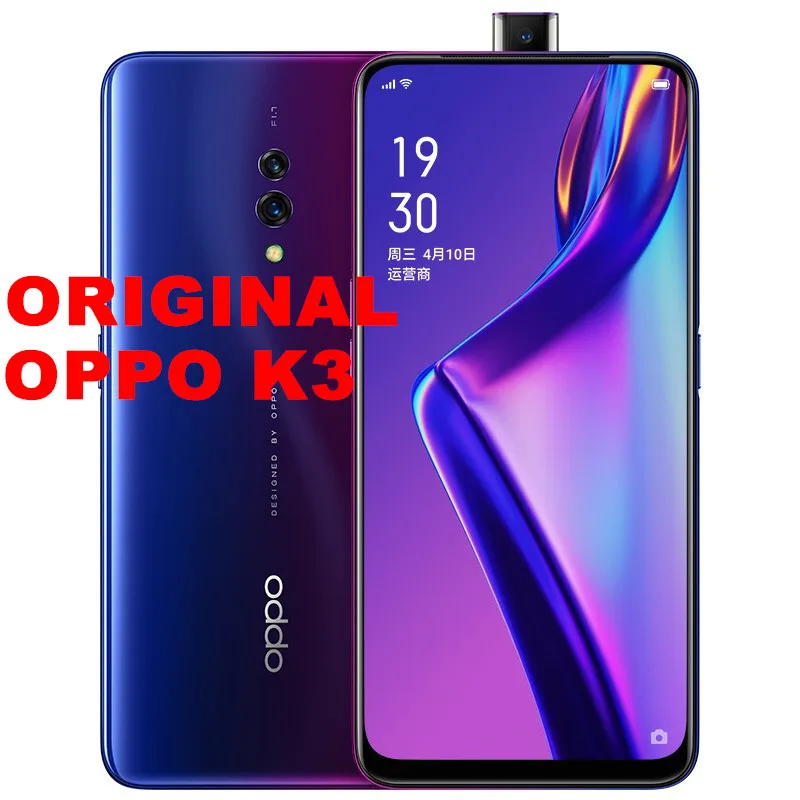 Оригинальный новый смартфон Oppo K3 4G LTE Android 9 0 Snapdragon 710 6 5 дюйма 2340X1080 8 Гб ОЗУ 256 ПЗУ 16