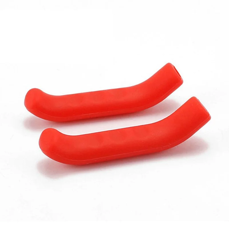 

Brake Handle Silicone Sleeve Mountain Road Bike Dead Fly Universal Type Lever Protection Cover Bicycle Sets Silicone Red
