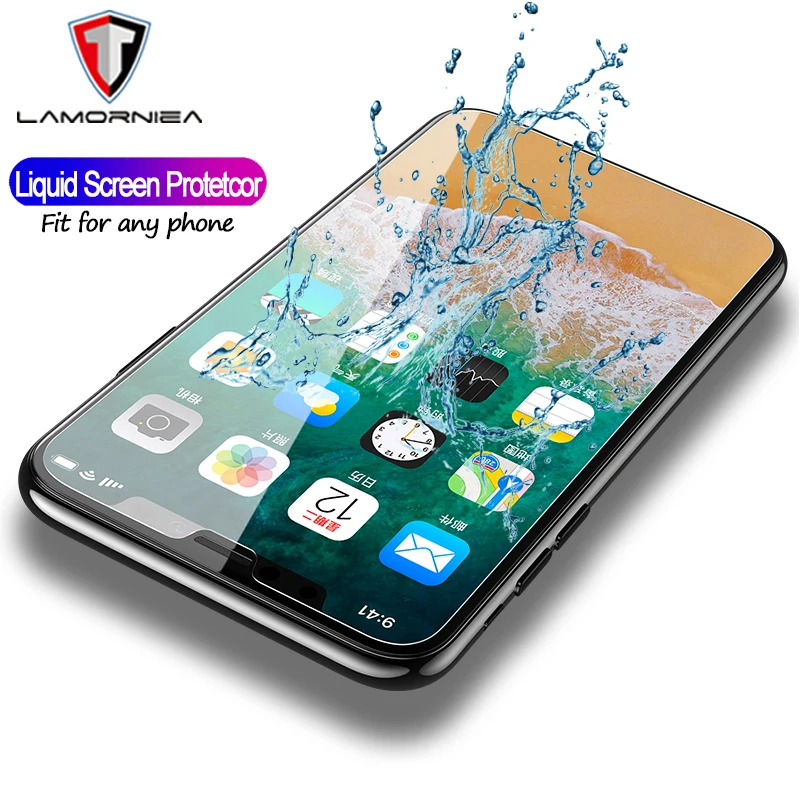 Нано защита для гидроциклонного экрана технология из закаленного стекла iPhone X XS 7