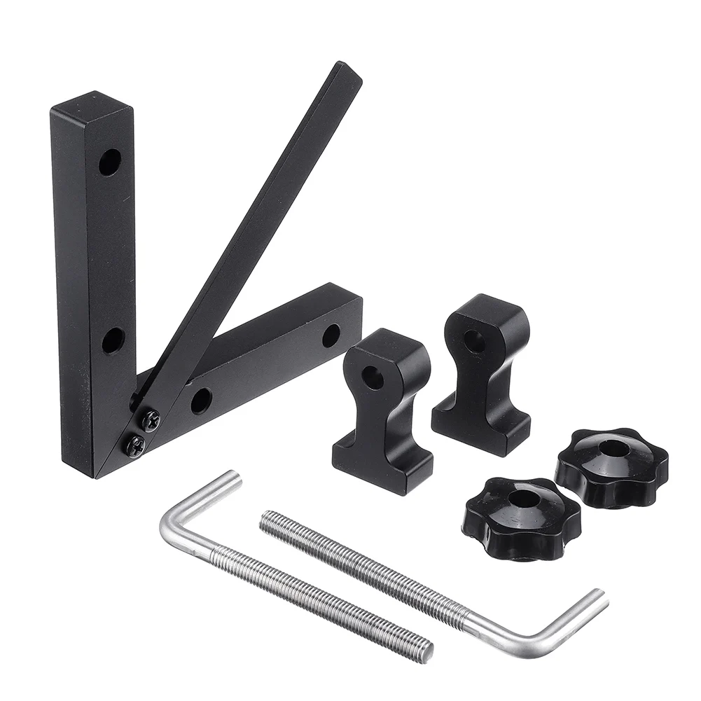 

45 90 Degree Square Ruler Center Finder Set Line Gauge Carpenter Auxiliary Positioning Fixed Clip Right Angle Measuring Tool