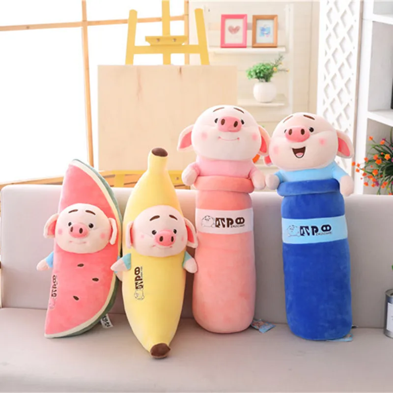 Новое поступление плюшевая подушка в виде свиньи милая свинья мягкая набивная