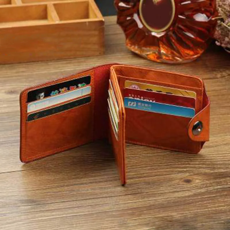 Новинка 2019 мужские кожаные кошельки с магнитной пряжкой и узором в виде доллара