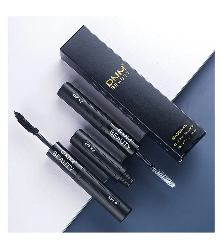 Шелковая 4D двухволоконная цветная тушь для ресниц Макияж Наращивание