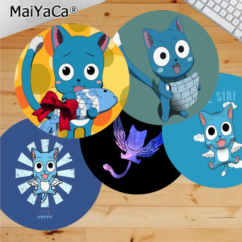 

Maiyaca Boy Gift Pad Happy Fairy Tail Rubber PC Computer Gaming mousepad gaming Mousepad Rug For PC Laptop Notebook